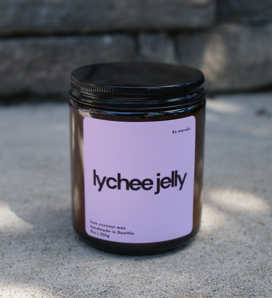 lychee jelly (seasonal)