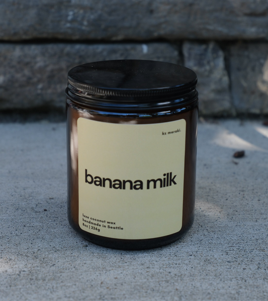 banana milk (seasonal)