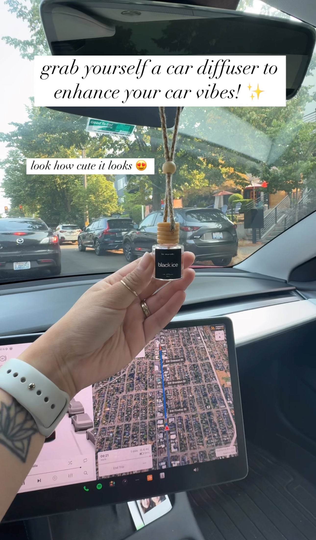 Car Diffuser |Hanging Car Air Freshener | Non-Toxic Fragrance Oil